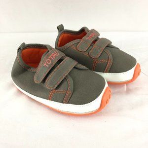 Total Toddler Boys Sneakers Slip On Canvas Olive 5